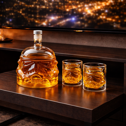 Whisky Bottle - Bottle and Glass Set Edition